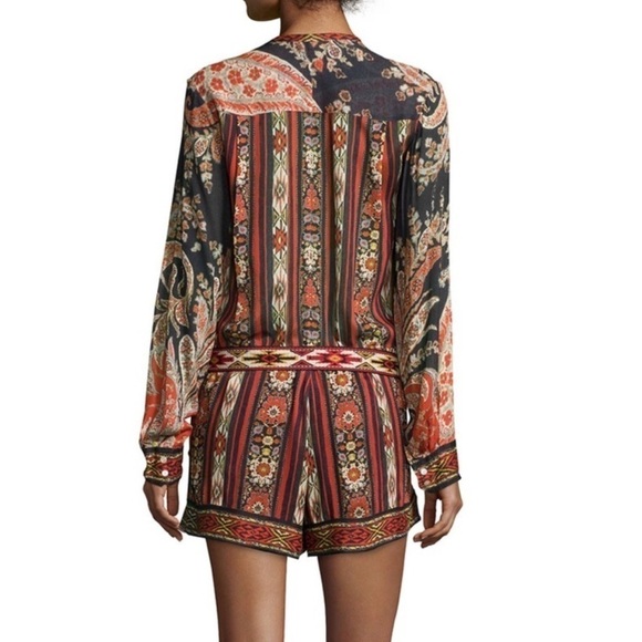 Isabel Marant Tayler Paisley Romper size M - Picture 4 of 11